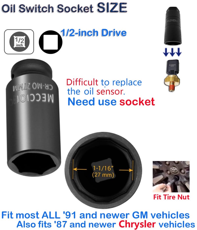 ADdormorn 5149062AA Oil Pressure Sensor for Dodge, Jeep, Chrysler, Ram,Cherokee, Oil Sending Unit, Engine Oil Pressure Sensor Sender Switch 926-188 - Image 3